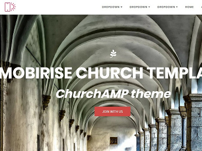 Mobirise Church Template - ChurchAMP theme