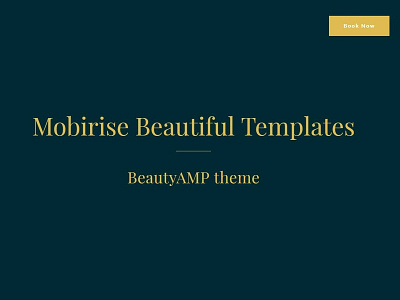 Mobirise Beautiful Templates - BeautyAMP theme