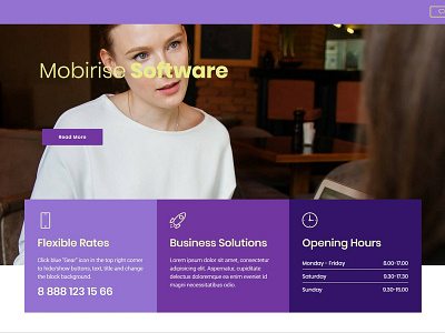 Mobirise  Free Website Builder - AgencyM4 theme