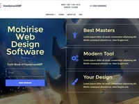 Mobirise Web Design Software - Form Block of HandymanAMP