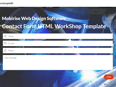 Mobirise Web Design Software - Contact Form HTML bootstrap builder css design digital free html html5 mobile mobirise responsive software template web webdesign webdevelopment website website builder website creator website maker