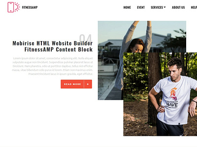 Mobirise HTML Website Builder - FitnessAMP Content Block bootstrap builder css design digital download html5 mobile mobirise responsive software template web webdesign webdevelopment website website builder website creator website maker