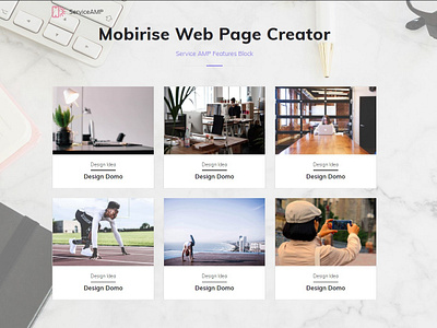 Mobirise Web Page Creator - Service AMP Features Block bootstrap builder css css3 design digital download html html5 mobile mobirise responsive software template webdesign webdevelopment website website builder website creator website maker