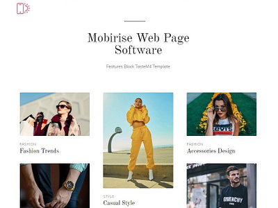 Mobirise Web Page Software - Features Block TasteM4 Template bootstrap builder clean css design digital download free mobile mobirise responsive software template web webdesign webdevelopment website website builder website creator website maker
