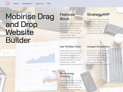 Mobirise Drag and Drop Website Builder - Features Block bootstrap builder css design digital download free html5 mobile mobirise responsive software template web webdesign webdevelopment website website builder website creator website maker