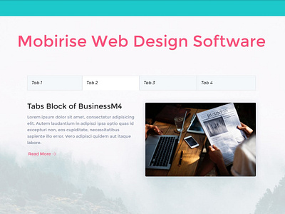 Mobirise Web Design Software - Tabs Block of BusinessM4 bootstrap builder css css3 design digital download html5 mobile mobirise responsive software template web webdesign webdevelopment website website builder website creator website maker