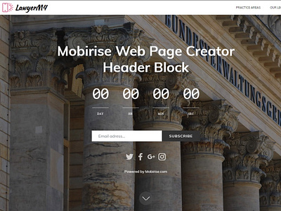 Mobirise Web Page Creator - Header Block of LawyerM4 bootstrap builder design digital download free html5 illustration mobile mobirise responsive software template vector webdesign webdevelopment website website builder website creator website maker