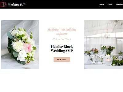 Mobirise Web Building Software - Header Block WeddingAMP bootstrap builder clean design download free html5 illustration jquery mobile mobirise responsive software template webdesign webdevelopment website website builder website creator website maker