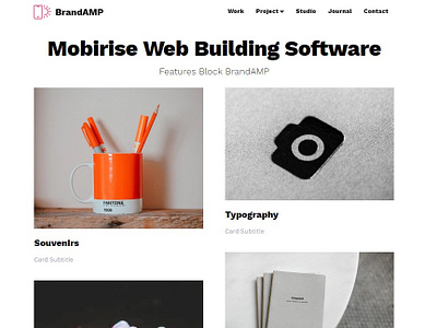 Mobirise Web Building Software — Features Block BrandAMP bootstrap clean css design download free html5 illustration mobile mobirise responsive software template web webdesign webdevelopment website website builder website creator website maker