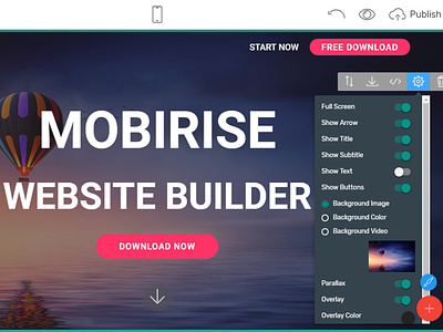 Mobirise 4.10.9 is released!