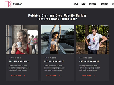 Mobirise Drag and Drop Website Builder — Features Block bootstrap design illustration mobile responsive webdesign webdevelopment website website builder website maker