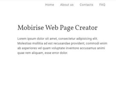 Mobirise Web Page Creator — Article Block CorporateAMP