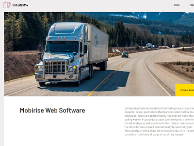 Mobirise Web Software — Content Block IndustryM4
