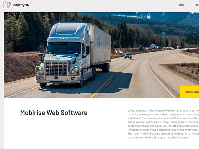 Mobirise Web Software — Content Block IndustryM4 bootstrap design mobile mobirise responsive software webdesign webdevelopment website builder website maker