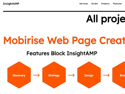 Mobirise Web Page Creator —  Features Block InsightAMP