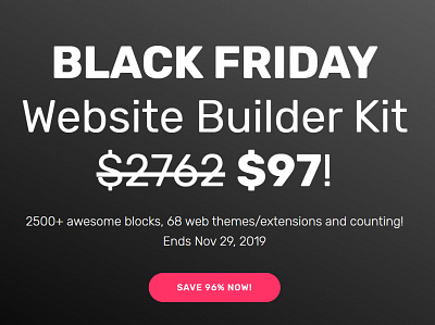 Mobirise Website Builder | Black Friday Kit! blackfriday bootstrap design mobile responsive software webdesign webdevelopment website website builder