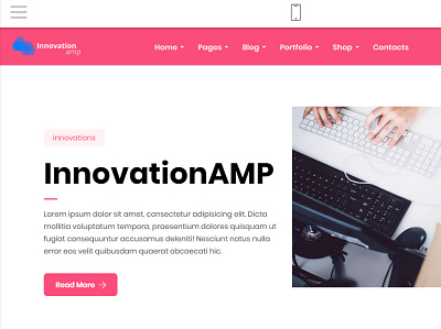 Mobirise HTML Website Builder | InnovationAMP