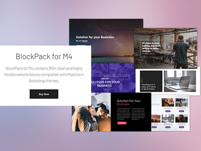Mobirise Website Builder | BlockPack for M4