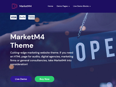 Mobirise Website Builder | MarketM4 Theme! bootstrap design html5 mobile responsive software webdesign webdevelopment website builder website maker