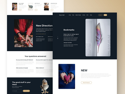 Mobirise HTML Website Builder | Store Craft Template!