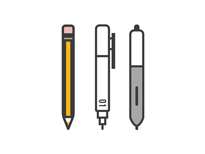 Tool Icons drawing icon icons outline pen pencil simple stylus vector