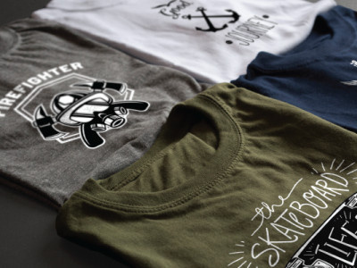 T-shirt designs branding graphic design