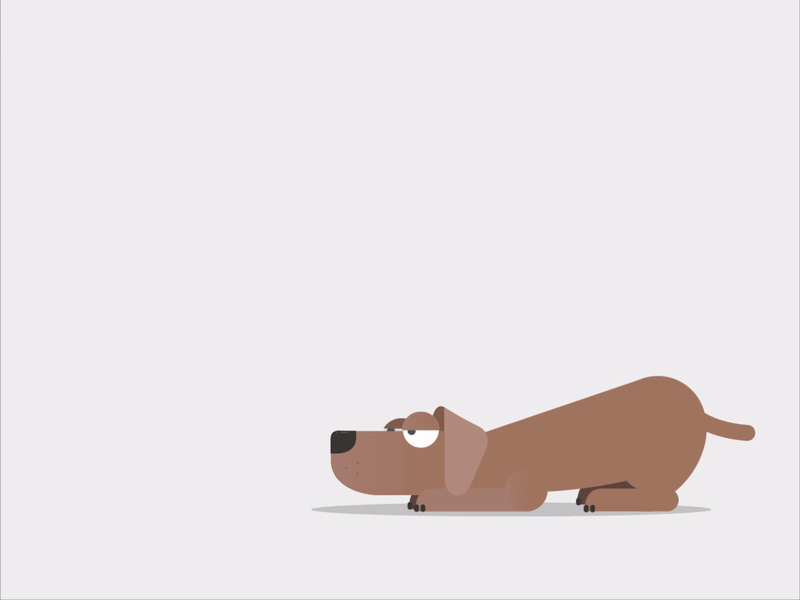 Waiting for friday aftereffects animation beer dog friday illustration illustrator motion puppy