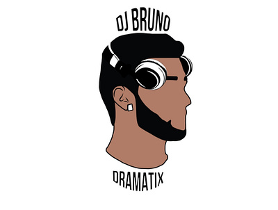DJ Bruno Logo branding graphic design logo