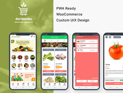 Daridesaku Mobile Application 2020 app design ui ux