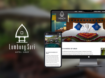 Lumbung Sari Hotel Web Design 2019 app design ui ux web design website