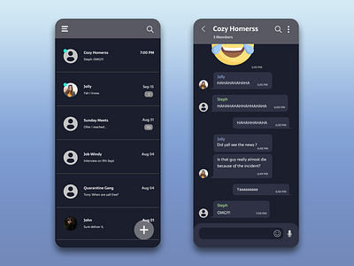 Direct Messaging - Daily UI 013