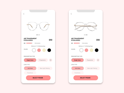 Customize Product - Daily UI 033 customise customise product customize product daily ui daily ui 033 dailyui dailyui033 day 033 specstacle ui ux