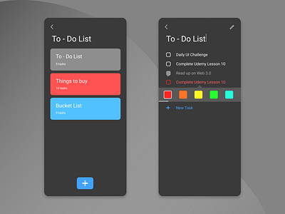 To do List - Daily UI 042