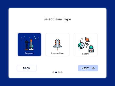 Select User Type - Daily UI 064 daily ui daily ui 064 dailyui dailyui006 day 064 select select a user ui users ux web design