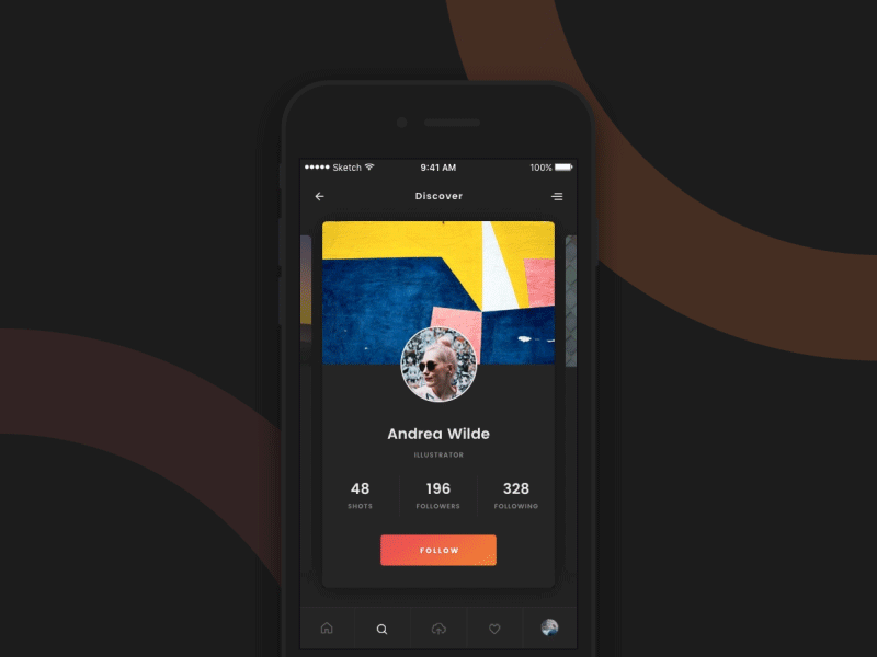 Daily UI #006 - User profile