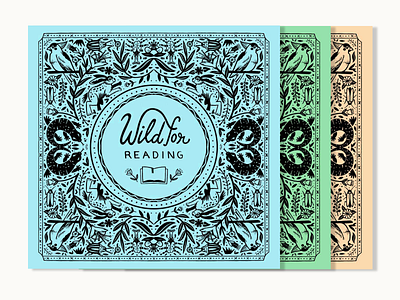 Wild for Reading Bandana Design