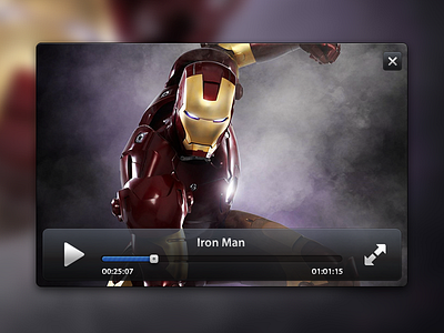 Iron Man player video player