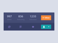 Tweetdeck Popover by Rovane Durso on Dribbble