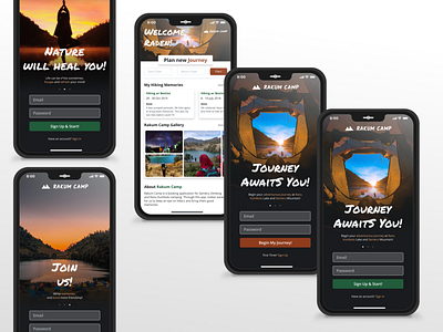 Sign-Up Page for Rakum Camp #001 appdesign dailyui dailyuichallenge graphic design ui