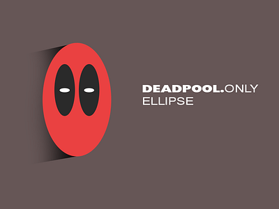 2D Deadpool 2d deadpool ellipse tool icon joeturnerportfolio marvel