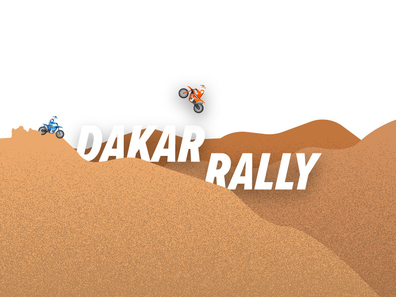 Dakar Rally Graphic 3 by Shang on Dribbble