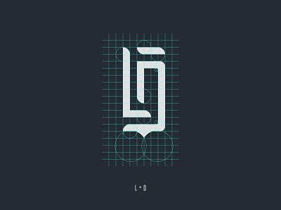 LD Logo branding design dlogo graphic illustrator ld ldlogo llogo logo minimalism monogram typogaphy