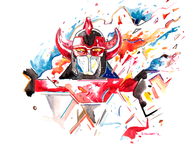 Morphing time art illustration painting