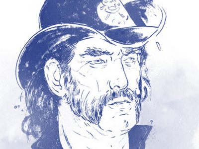 LEMMY art illustration lemmy