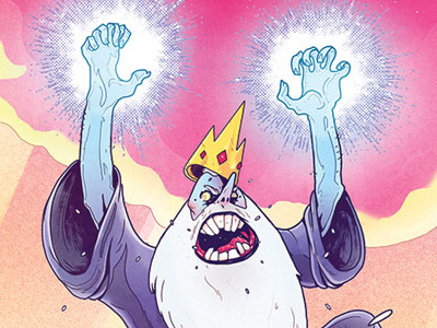 Ice King Comic Cover adventure time art cartoon comic cover illustration