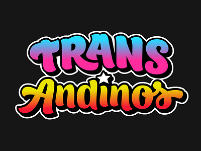 TRANSandinos art brand design lettering script type typography vernacular