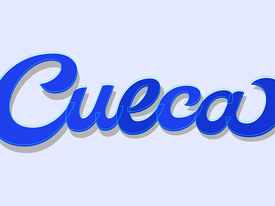 Cueca art design friendly letter lettering script selfwork type typography