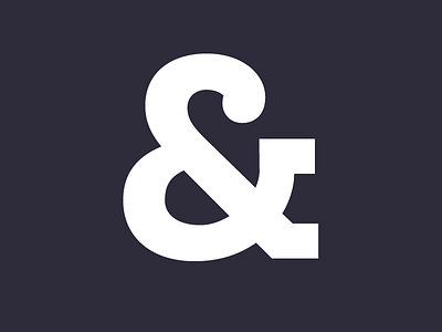 Queulat Ampersand ampersand brand corporative design font slab type typeface typography