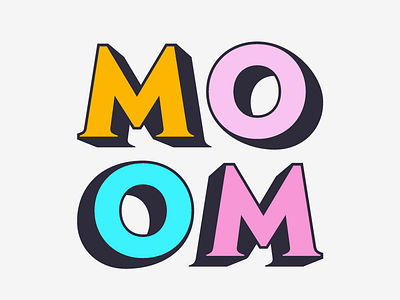 Momo branding fonts in progress type typography