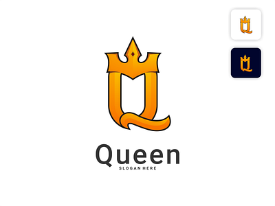 queen logo app brand branding design designer icon icon design illustration letter lettering logo logo awesome logo design logo inpiration logo tipo logos queen women